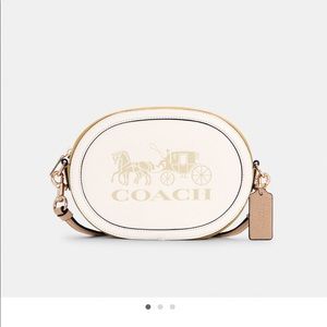 Coach Camera Bag In Colorblock With Horse And Carriage